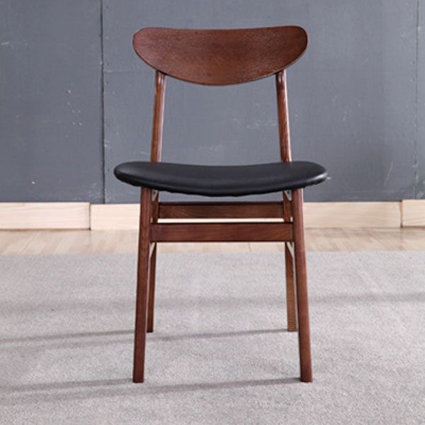Contemporary Restaurant Wood Side Chair Matte Finish Open Back Dining Chair Clearhalo 'Dining Chairs' 'Dining Tables & Seating' 'dining_chair' 'furn' 'furn_dining_chair' 'Furniture' 'Kitchen & Dining Furniture' 1200x1200_87065699-bf97-45b2-99bb-863abb9baeca