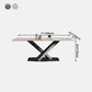 Rectangle Traditional Luxury Dining Table Sintered Stone Table with Black Pedestal Base Clearhalo ' dining_table' 'Dining Tables & Seating' 'Dining Tables' 'furn' 'furn_dining_table' 'Furniture' 'furniture_dining_table' 'Kitchen & Dining Furniture' 'kitchen&dining_furn' 'kitchen' 'kitchen_dining_table' 1200x1200_87081679-40c4-49ad-ad57-c014738810b4