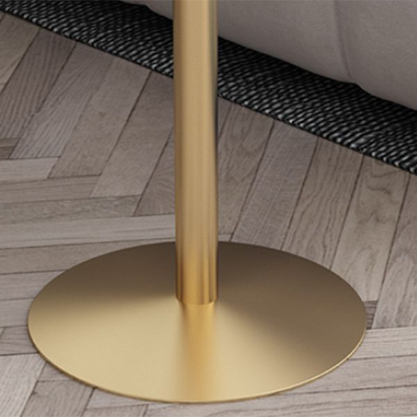 Modern Iron Bistro Table Faux Marble Top Indoor Bar Dining Table with Wine Rack Clearhalo 'Bar Furniture' 'Bar Tables' 'bar_tables' 'furn' 'furn_bar_tables' 'Furniture' 'furniture_bar_tables' 'Kitchen & Dining Furniture' 1200x1200_8708a9a6-7239-49ba-ada8-051d230532e8