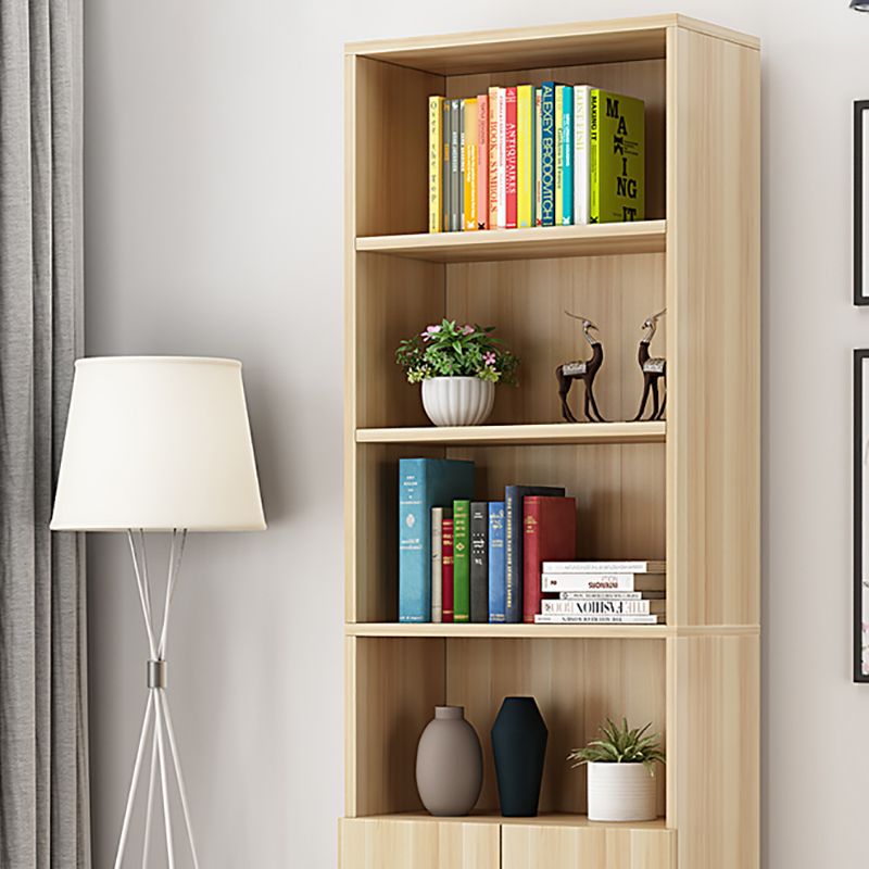 Manufactured Wood Standard Bookshelf Contemporary Closed Back Vertical Bookshelf Clearhalo 'Bookcases' 'Furniture' 'furniture_bookcases' 'Office Furniture' 1200x1200_87097b1d-092e-42b5-a3a2-4b0067007d31