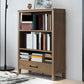 Contemporary Standard Bookcase Closed Back Wooden Bookshelf with Shelves Clearhalo 'Bookcases' 'furn' 'furn_bookcases' 'Furniture' 'Office Furniture' 1200x1200_870e5644-6540-4e76-8167-d619b36119b4