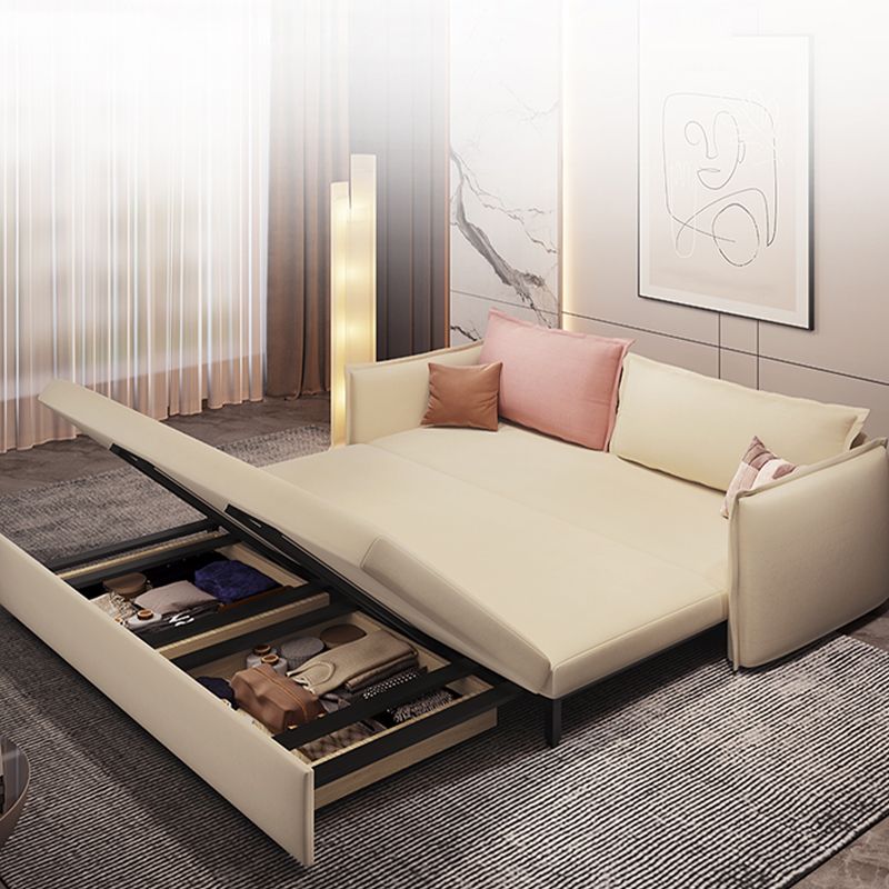 Loose Back Convertible Settee Loveseat Square Arm Standard Bed Settee Clearhalo 'furn' 'furn_sofas' 'Furniture' 'furniture_sofas' 'kitchen' 'kitchen_sofas' 'Living Room Furniture' 'Sofa' 'sofas' 1200x1200_87117136-62cd-4543-86d3-439dcb51671e