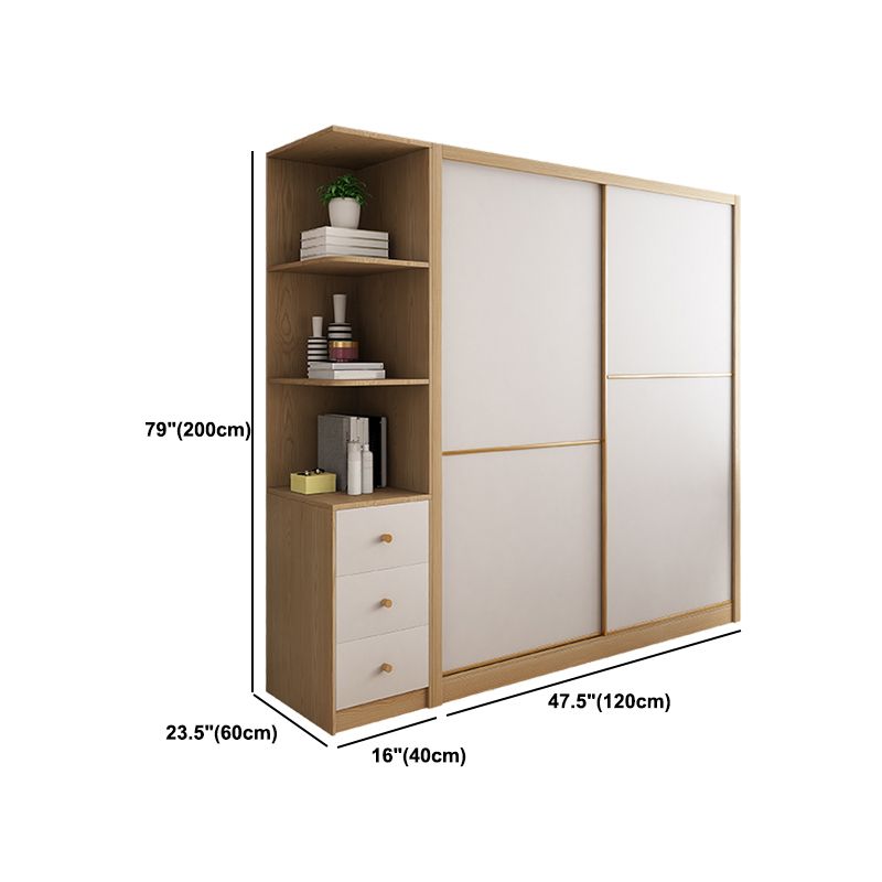 Engineered houten moderne garderobe kast schuifgarderobe armoire