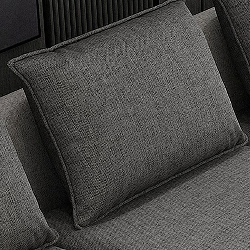 Scandinavian L-Shape Slipcovered Sofa and Chaise Pillow Back Cushions Sectional Clearhalo 'furn' 'furn_sectionals' 'Furniture' 'furniture_sectionals' 'Living Room Furniture' 'Sectionals' 1200x1200_8717a780-9d73-4667-991b-7ec48b693b29