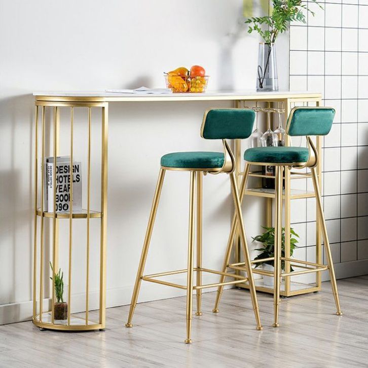 Table de la barre supérieure en marbre spécialisée