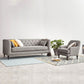 Tufted Fabric Sofa with Tuxedo Arm in Gray Contemporary Style Clearhalo 'furn' 'furn_sofas' 'Furniture' 'Living Room Furniture' 'Sofa' 'sofas' 1200x1200_8720ca2e-905c-4d70-9db2-da504c9be6c1