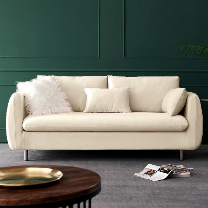 Loose Back Linen Sofa 3/4-Seater Square Arm Cushions Seating Clearhalo 'furn' 'furn_sofas' 'Furniture' 'furniture_sofas' 'kitchen' 'kitchen_sofas' 'Living Room Furniture' 'Sofa' 'sofas' 1200x1200_8721730e-91af-4841-bfb9-381d5382404e