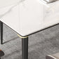Ensemble de Table à manger moderne, ensemble de Table à manger rectangulaire avec chaises à oreilles, 1/4/5/7 pièces