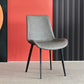 Metal Contemporary Dining Room Side Chair Matte Finish Solid Back Dining Chair Clearhalo ' kitchen&dining_furn' 'Dining Chairs' 'Dining Tables & Seating' 'dining_chair' 'Furniture' 'furniture_dining_chair' 'Kitchen & Dining Furniture' 'kitchen' 1200x1200_8724f488-76e2-472e-953c-688cdd8d0207