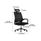 Ergonomic Mesh Task Chair Contemporary Tilt Mechanism Adjustable Seat Height Chair Clearhalo 'furn' 'furn_office_chair' 'Furniture' 'furniture_office_chair' 'Office Chairs' 'Office Furniture' 'office_chair' 1200x1200_872570a3-cda3-4a3b-a2ed-544588613249