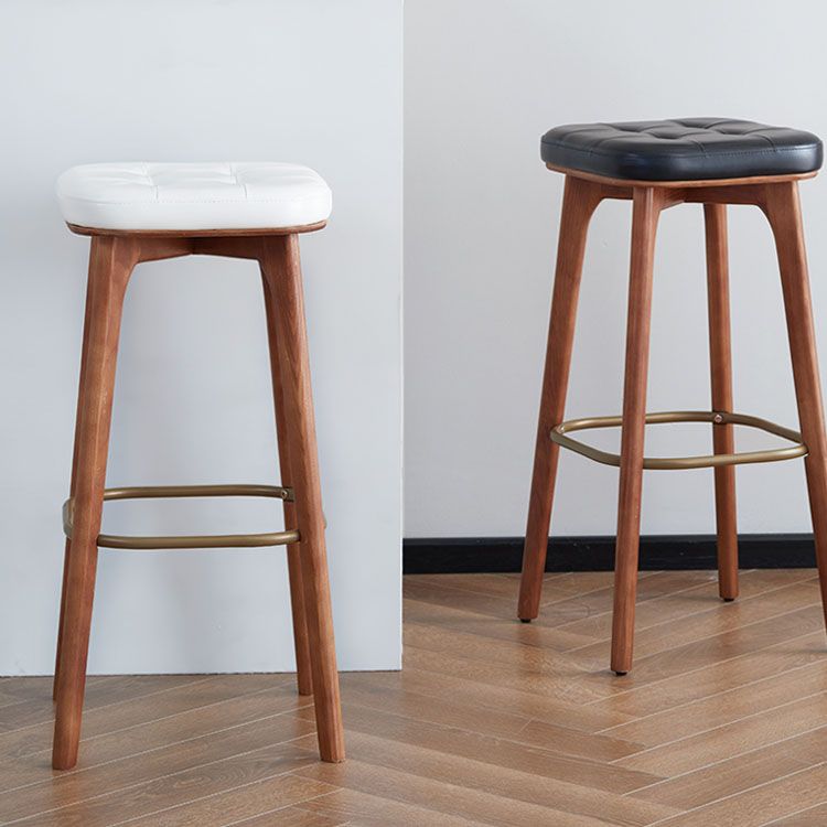 Industriële stijl houten barkruk voetsteun tegenstoel voor woonkamer