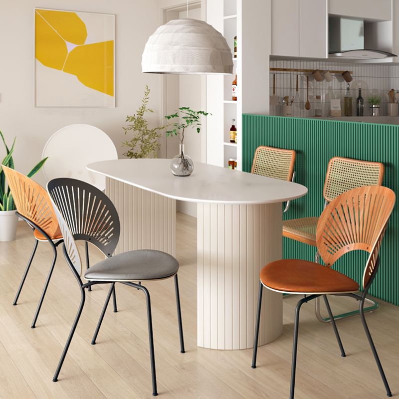 Pine Wood Contemporary Oval Dining Table Wood Top Table for Dining Room Clearhalo ' dining_table' 'Dining Tables & Seating' 'Dining Tables' 'furn' 'furn_dining_table' 'Furniture' 'furniture_dining_table' 'Kitchen & Dining Furniture' 'kitchen&dining_furn' 'kitchen' 'kitchen_dining_table' 1200x1200_87275f7a-bd0f-40f9-a865-01069ccadea7
