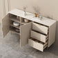 Stone tavolo a buffet glam sideboard a buffet con armadi e cassetti