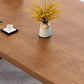 Mesa de oficina rectángulo color de madera industrial mesa fija de madera maciza