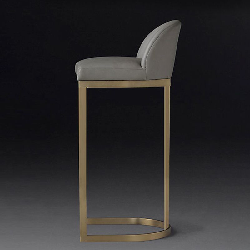 Bucket Bar Stool Contemporary Low Back Dining Stool with Footrest Clearhalo 'Bar Furniture' 'Bar Stools' 'bar_stools' 'furn' 'furn_bar_stools' 'Furniture' 'Kitchen & Dining Furniture' 1200x1200_872b0030-4c04-4de1-9f78-04d1511a5cb5