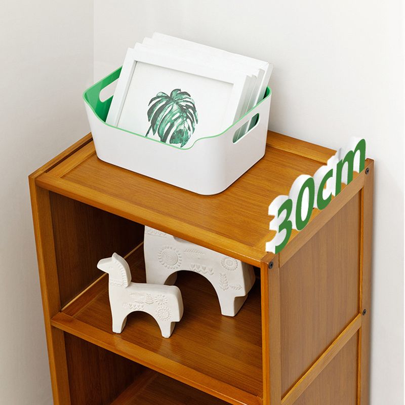 Modern Style Bookshelf Standard Closed Back Wooden Bookcase for Home