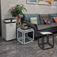 17.72" Tall Contemporary Style Side End Table Metal Frame Sofa Side Accent Table Clearhalo 'Coffee & Accent Tables' 'End & Side Tables' 'end_side_tables' 'furn' 'furn_end_side_tables' 'Furniture' 'Living Room Furniture' 1200x1200_872c5f33-e55f-44ab-90cf-064e40ee9780