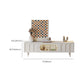Scandinavian TV Media Console White Media Console TV Stand with Drawers