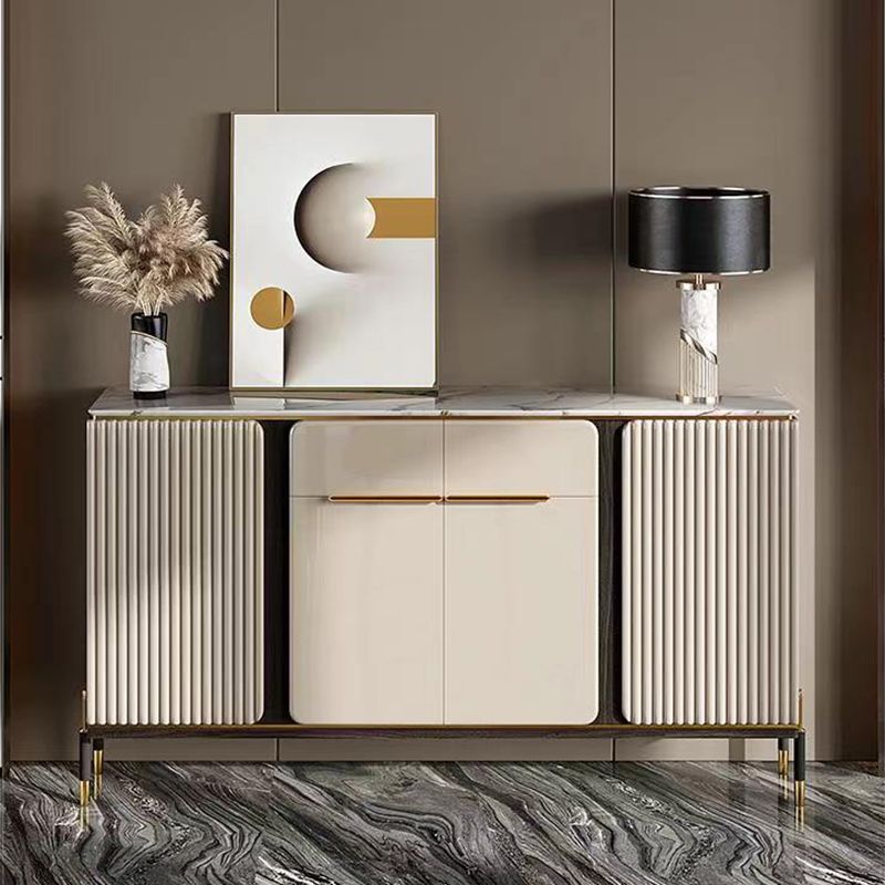 Stone contemporanea sala da pranzo sideboidali regolabili.
