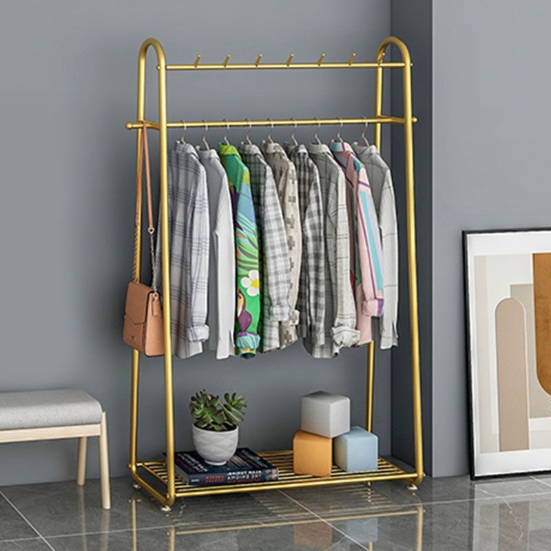 Perchero de suelo minimalista moderno con soporte de pasillo de metal para el hogar
