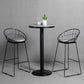 1/3 Pieces Industrial Iron Bar Table Set Round Bistro Set with Grey Faux Marble Top Clearhalo 'Bar Furniture' 'furn' 'furn_home_bar_bar_sets' 'Furniture' 'Home Bars & Bar Sets' 'home_bar_bar_sets' 'Kitchen & Dining Furniture' 1200x1200_873042d0-b3d6-46c4-8e43-3e91758dd5f9
