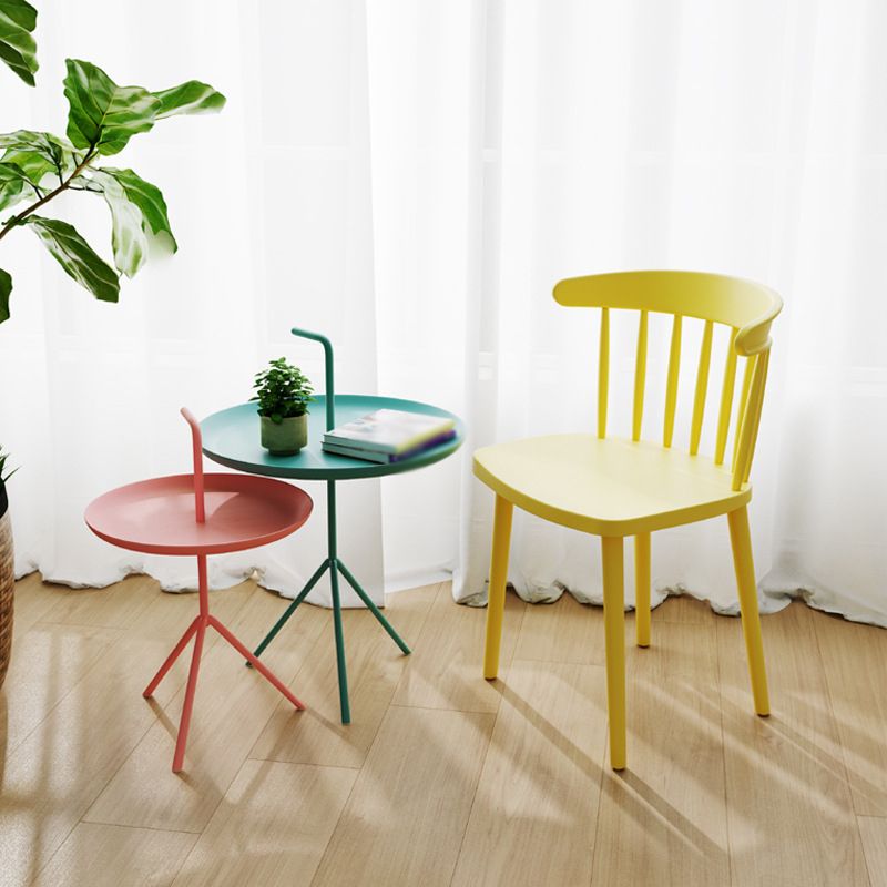 Plastic Scandinavian Kitchen Dining Room Side Chair Windsor Back Chair Clearhalo ' kitchen&dining_furn' 'Dining Chairs' 'Dining Tables & Seating' 'dining_chair' 'furn' 'furn_dining_chair' 'Furniture' 'furniture_dining_chair' 'Kitchen & Dining Furniture' 'kitchen' 1200x1200_87304642-bfbf-4ecd-8fc1-96982f5d9c80