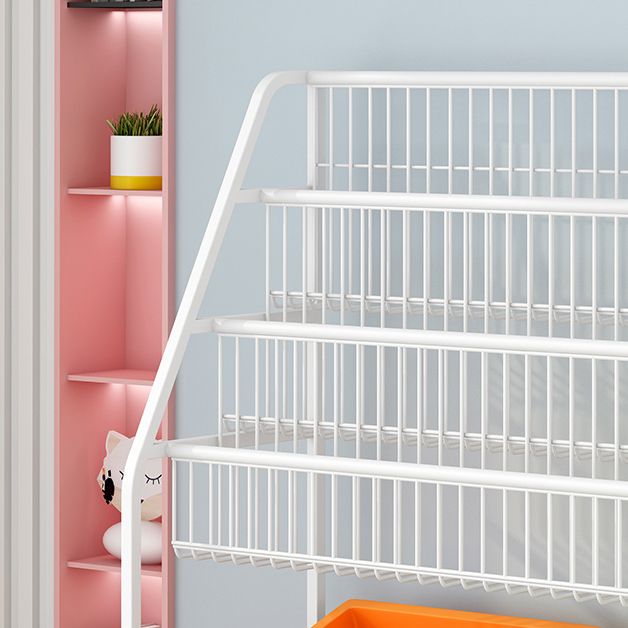 Metall- und Plastik -Bücherregal Skandinavisches Bücherregal für Home Office