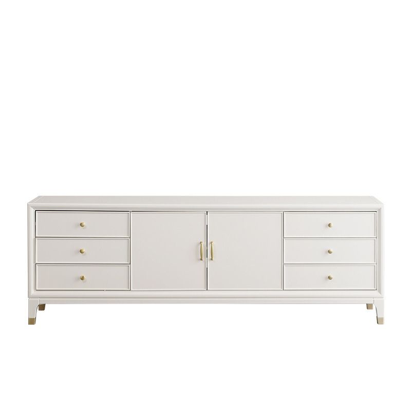 Solid Wood TV Media Console Modern TV Media Stand with 6 Drawers Clearhalo 'furn' 'furn_tv_stands_entertainment_centers' 'Furniture' 'Living Room Furniture' 'TV Stands & Entertainment Centers' 'TV Stands & Media Storage Furniture' 'tv_stands_entertainment_centers' 1200x1200_8735c004-aba2-4896-a5aa-d06db77031d8