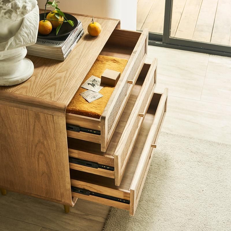Contemporary Chest Solid Wood Knobs with Drawer Rectangle Accent Chest Clearhalo 'Cabinets & Chests' 'cabinets_chests' 'furn' 'furn_cabinets_chests' 'Furniture' 'Living Room Furniture' 1200x1200_8737f0e0-2b57-40e0-b096-72198df2b2fe