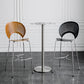 Industrial Round Bar Counter Table Metal Dining Table for Kitchen Clearhalo 'Bar Furniture' 'Bar Tables' 'bar_tables' 'furn' 'furn_bar_tables' 'Furniture' 'furniture_bar_tables' 'Kitchen & Dining Furniture' 1200x1200_873820ba-0866-4714-ba38-2a46665a1c02