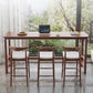 Modern Wood Bistro Bar Table Rectangle Footrest Bar Table for Home Clearhalo 'Bar Furniture' 'Bar Tables' 'bar_tables' 'furn' 'furn_bar_tables' 'Furniture' 'Kitchen & Dining Furniture' 1200x1200_873a81c5-7bcc-4911-a535-1e631b80277a