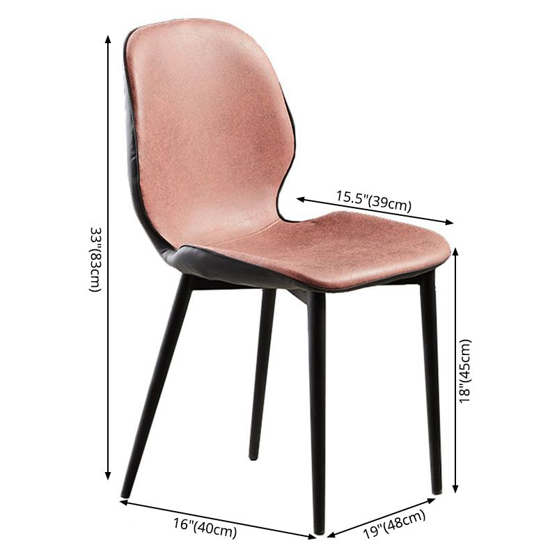 Upholstered Contemporary Restaurant Side Chair Matte Finish Parsons Dining Chair Clearhalo ' kitchen&dining_furn' 'Dining Chairs' 'Dining Tables & Seating' 'dining_chair' 'furn' 'furn_dining_chair' 'Furniture' 'furniture_dining_chair' 'Kitchen & Dining Furniture' 'kitchen' 1200x1200_873dbe4b-5730-4085-a916-c8b201e56f9c
