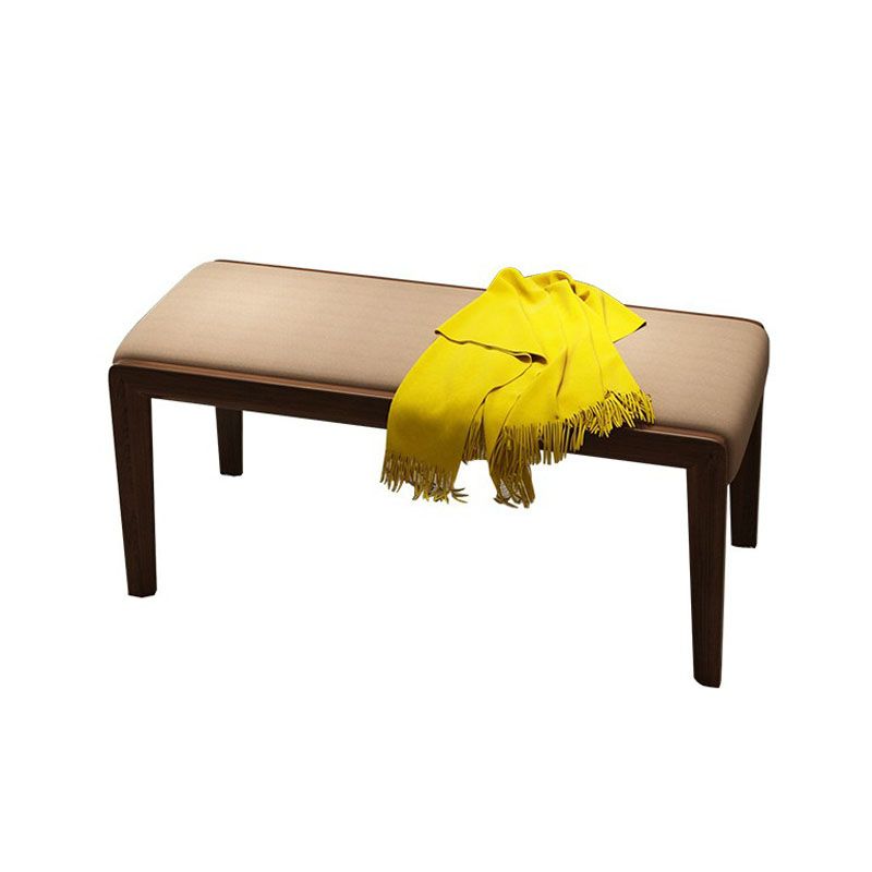 Mid-Century Modern Bench Wooden Seating Bench with Cushioned Clearhalo 'Benches' 'Chairs & Seating' 'furn' 'furn_benches' 'Furniture' 'Living Room Furniture' 1200x1200_873fbeef-333c-4ae8-abc7-acf1902aa2ba