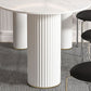 Metal Contemporary Free Form Dining Table Marble Top Table for Kitchen and Dining Room Clearhalo ' dining_table' 'Dining Tables & Seating' 'Dining Tables' 'furn' 'furn_dining_table' 'Furniture' 'furniture_dining_table' 'Kitchen & Dining Furniture' 'kitchen&dining_furn' 'kitchen' 'kitchen_dining_table' 1200x1200_87402adc-e87a-4e64-bd51-d967cc8a2a76