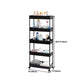 Scandinavian Shelf Bookcase Metal Vertical Book Shelf for Home Office