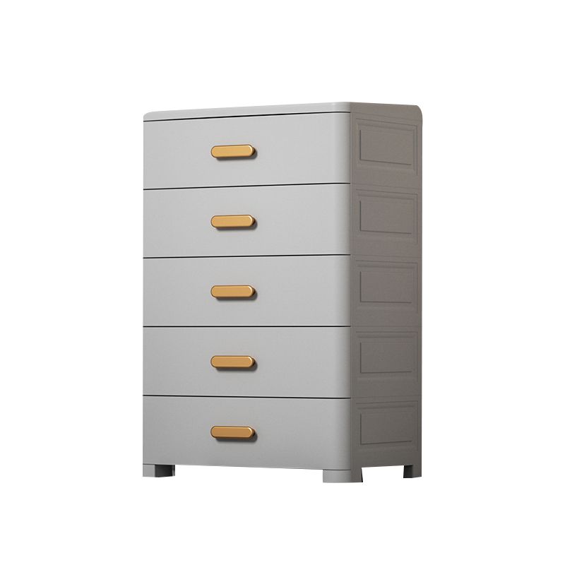 Plastic Non-Hanging Armoire Contemporary Bedroom Storage Cabinet