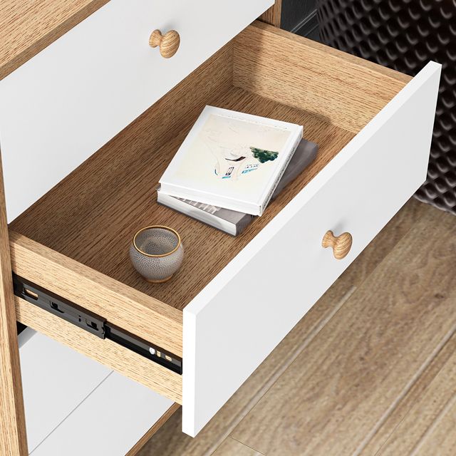 Moderno ingegnerizzato in legno a buffet sideboard sala da pranzo buffet server