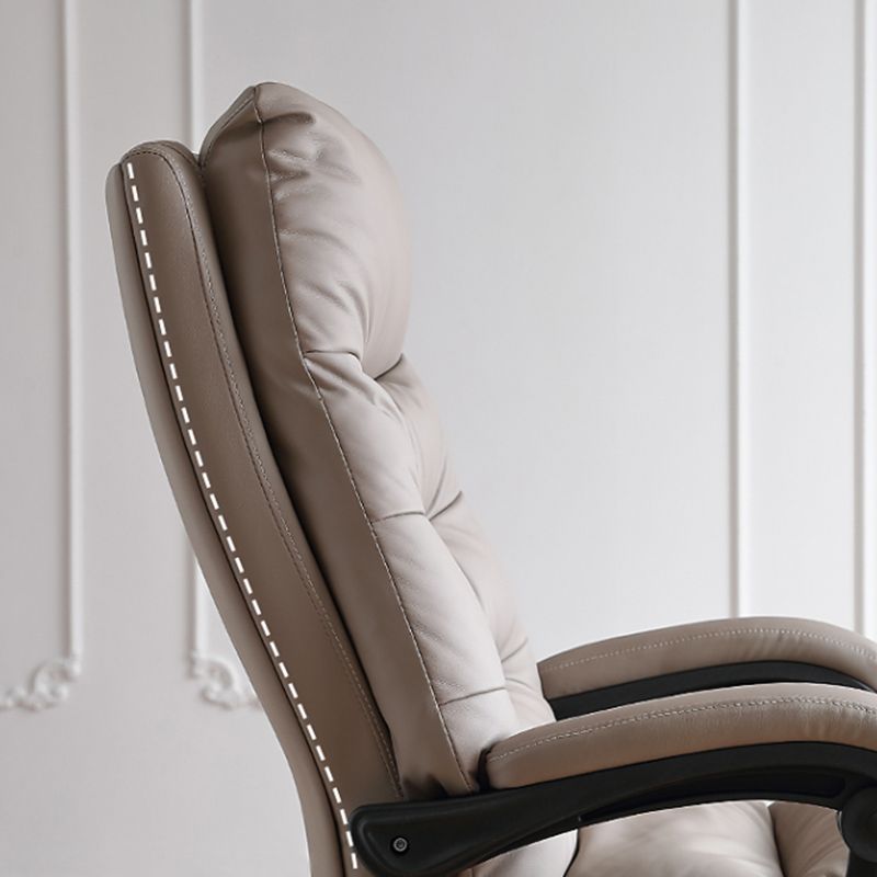 Sedia moderna per ufficio ad armi imbottite senza angoscia sedia da scivolo ergonomico con ruote