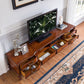 Console in legno console tradizionale in stile home TV con cassetti