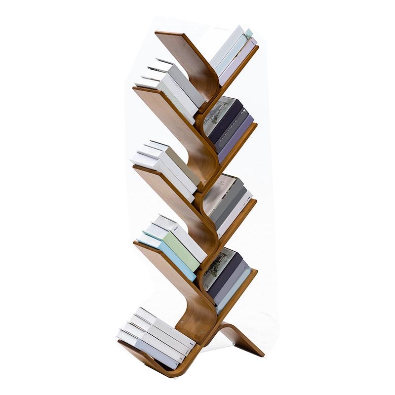 Modern Open Back Bookshelf Etagere Bamboo Bookcase for Home Office Clearhalo 'Bookcases' 'furn' 'furn_bookcases' 'Furniture' 'Office Furniture' 1200x1200_87493b60-fc43-4efb-b915-9e20d92e8e4c