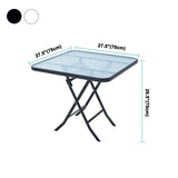 Modern Style Dining Table Glass Home Use Dining Table with Black Frame Clearhalo ' dining_table' 'Dining Tables & Seating' 'Dining Tables' 'furn' 'furn_dining_table' 'Furniture' 'furniture_dining_table' 'Kitchen & Dining Furniture' 'kitchen&dining_furn' 'kitchen' 'kitchen_dining_table' 1200x1200_874abd2f-58be-4256-b8f4-75e63fe636b0