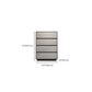 15.6-inch Width Stone Dresser Classic Glam Storage Chest Dresser with 4/5 Drawers Clearhalo 'Bedroom Furniture' 'Dressers & Chests' 'dressers_chests' 'furn' 'furn_dressers_chests' 'Furniture' 1200x1200_874b56f2-24b1-4776-93c4-e41efa168c39
