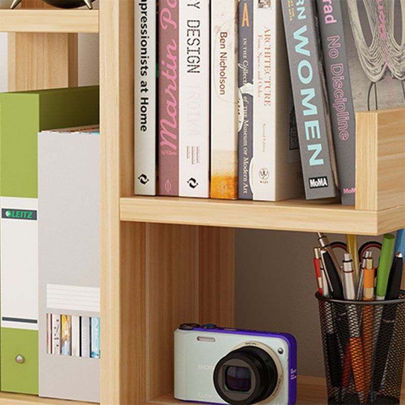 Bibliothèque d'étagère en bois contemporain contemporain standard bibliothèque ouverte