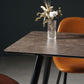 Industrial Style Dining Table Brown 4 Legs Dining Table with Black Frame Clearhalo ' dining_table' 'Dining Tables & Seating' 'Dining Tables' 'furn' 'furn_dining_table' 'Furniture' 'furniture_dining_table' 'Kitchen & Dining Furniture' 'kitchen&dining_furn' 'kitchen' 'kitchen_dining_table' 1200x1200_874d509f-4a37-4cb6-a861-b28589765ec3