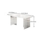 Modern 1/2/5/7 Pieces Rectangle Dining Set Sintered Stone Top Table with Leather Chairs Clearhalo 'Dining Room Sets' 'Dining Tables & Seating' 'dining_room_set' 'furn' 'furn_dining_room_set' 'Furniture' 'furniture_dining_room_set' 'Kitchen & Dining Furniture' 'kitchen&dining_furn' 'kitchen' 1200x1200_874d7d8d-4561-4bc0-b348-92a6a96126f1