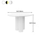 Round Stone Dining Table Contemporary Dining Table for Dining Room