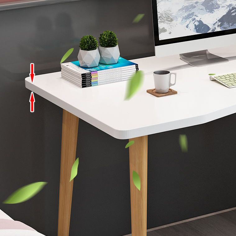 Escritorio de escritura de hogar moderno escritorio de oficina de madera artificial