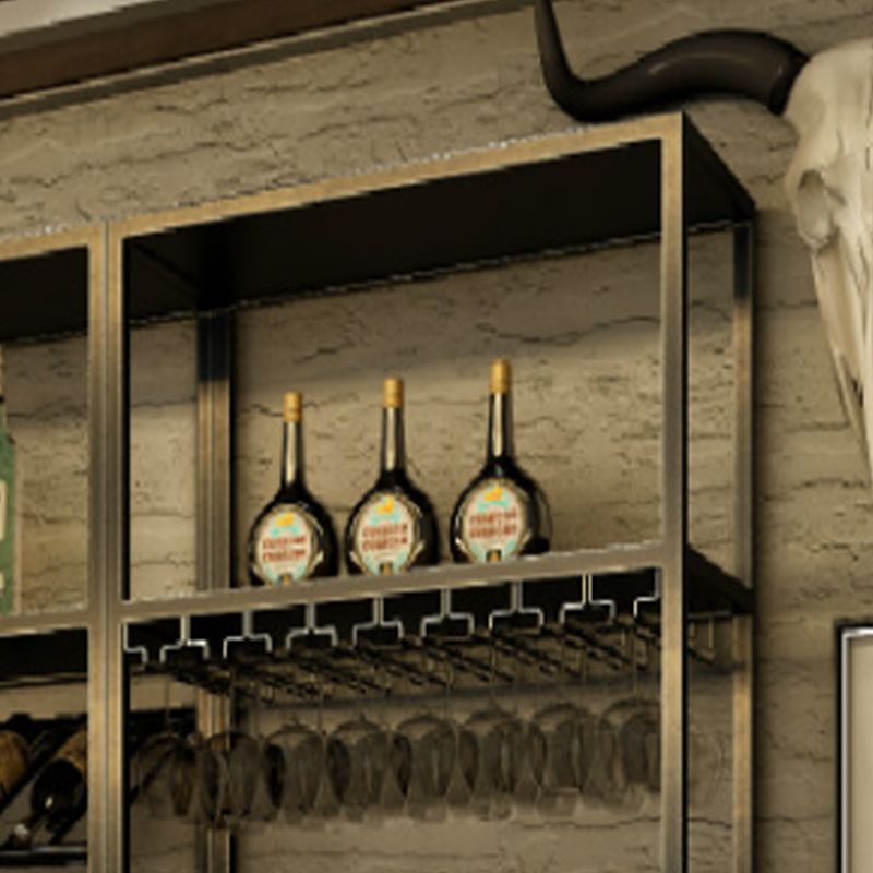 70.9 "H産業用自立型ボトルホルダー金属ボトルラック付き棚付き