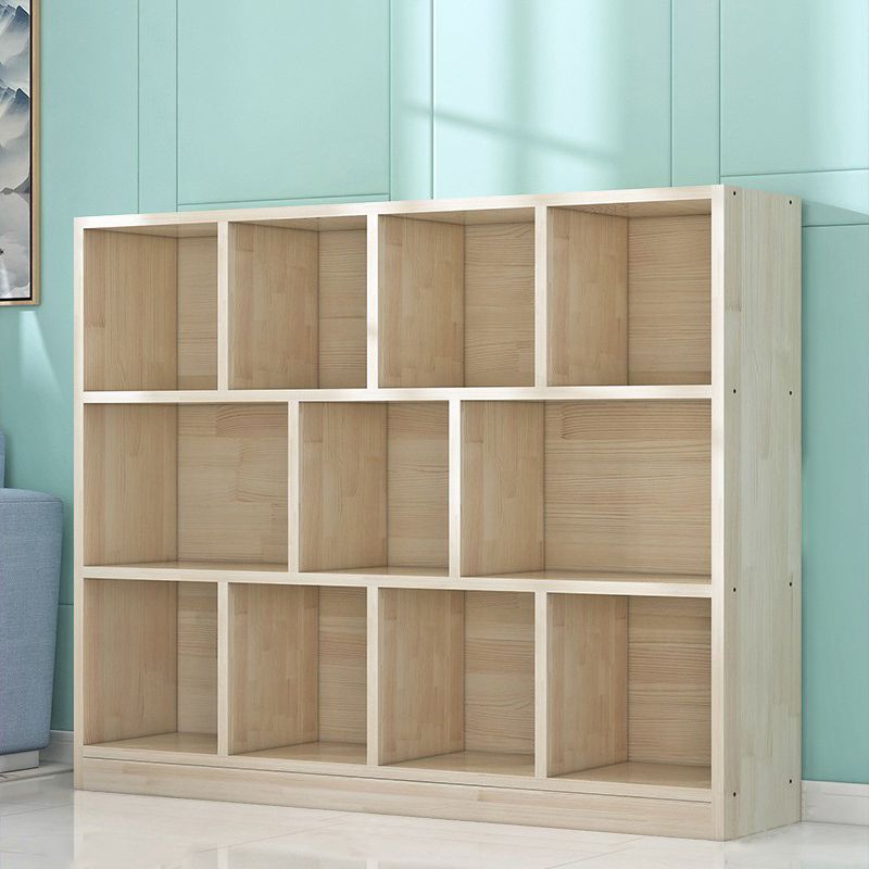 Contemporary Closed Back Book Shelf Wood Horizontal Bookshelf for Office Clearhalo 'Bookcases' 'furn' 'furn_bookcases' 'Furniture' 'Office Furniture' 1200x1200_8750fffe-62be-465a-83f9-29581441e632