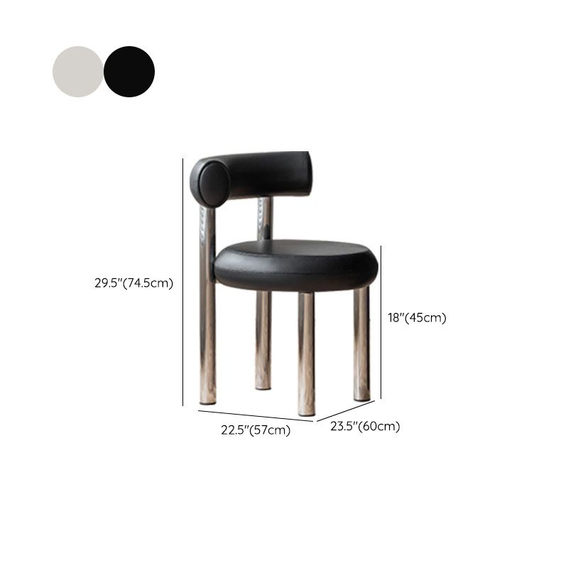 Contemporary Style Side Chair Metal Open Back Dining Room Chair for Home Clearhalo 'Dining Chairs' 'Dining Tables & Seating' 'dining_chair' 'furn' 'furn_dining_chair' 'Furniture' 'Kitchen & Dining Furniture' 1200x1200_8753d72a-4ca3-4eae-bee6-98162825189c